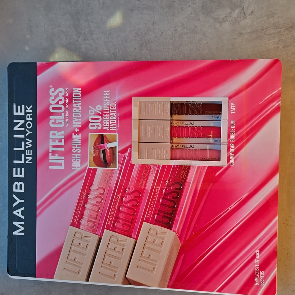Maybelline Lifter Gloss Trio - Pink and Red Shades